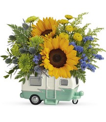 Retro Road Tripper Bouquet from Kinsch Village Florist, flower shop in Palatine, IL
